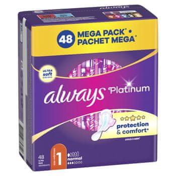 Platinum Normal higienski vložki, 48 kosov