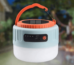 Verkgroup 2-u-1 solarna/punjiva LED lampa za kampiranje s daljinskim upravljačem