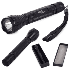 Bailong ručna ALU LED svjetiljka od 10 W, na baterije (2 x AA/R06)