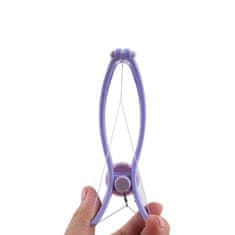 Netscroll Pribor za uklanjanje dlačica bez boli, ručni epilator za lice i tijelo, ManualThread