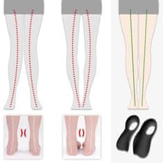 Netscroll Ortopedski ulošci za obuću za ravna/ploska stopala, 4D tehnologija potpore, unisex ulošci za udobnost i stabilnost, potpora stopalnom luku, protiv bolova u stopalima, InsolesFlat, 35/39
