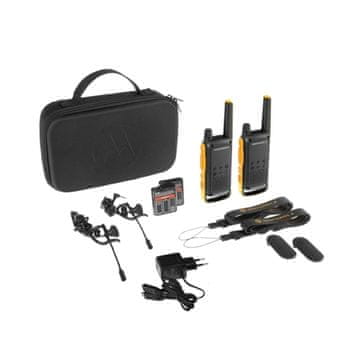 Motorola radio stanica T82 Extreme crna-rumena