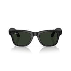 Ray-Ban Meta Wayfarer Black Matte – zelene Transitions leče