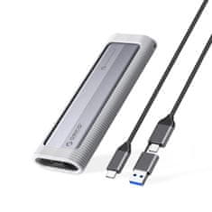 Orico AXM2-G2 vanjski box za M.2 NVME USB-C, siva