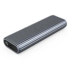 Orico AM2C3-G2 vanjski box za M.2 NVMe SSD USB-C 3.2, siva