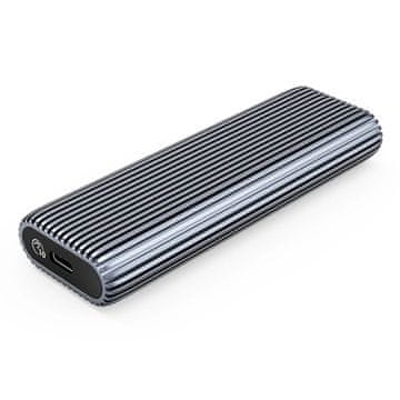 Orico AM2C3-G2 vanjski box za M.2 NVMe SSD USB-C 3.2, siva
