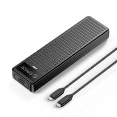 Orico DDM2-C3 vanjski box za M.2 NVMe SSD USB-C 3.2, siva