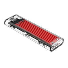 Orico TCM2-C3 vanjski box za M.2 NVMe SSD USB-C, crvena