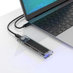 Orico TCM2-C3 vanjski box za M.2 NVME USB-C, crno