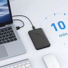 Orico 25PW1C-C3 vanjski box za HDD/SSD USB-C 3.1, crno