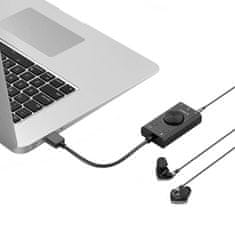 Orico SC2 vanjska USB zvučna kartica, crna