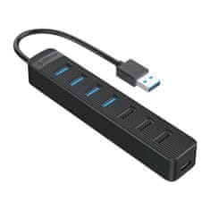 Orico TWU32-4A HUB adapter USB 3.1 - USB 3.1 / 3x USB 2.0 / USB-C, crno