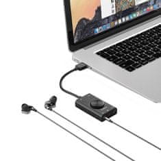 Orico SC2 vanjska USB zvučna kartica, crna