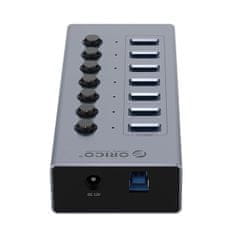 Orico BT2U3 Switch HUB adapter 7x USB 3.0, siva