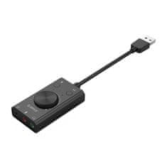 Orico SC2 vanjska USB zvučna kartica, crna