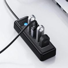 Orico PW4U-U3 HUB adapter USB - 4x USB 3.0, crno