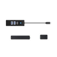 Orico PWC2U-C3 HUB adapter USB-C - 2x USB 3.0 / USB-C 3.0, crno