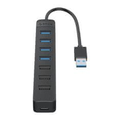 Orico TWU32-4A HUB adapter USB 3.1 - USB 3.1 / 3x USB 2.0 / USB-C, crno