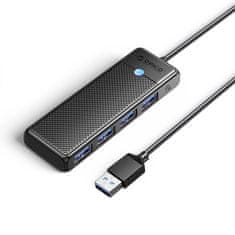 Orico PAPW4A-C3 HUB adapter USB - 4x USB 3.0, crno