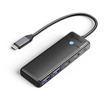 Orico PAPW2AC-C3 HUB adapter USB-C - 2x USB 3.0 / 2x USB-C 3.0, crno
