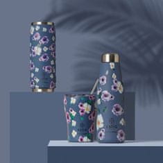 ESTIA HOME ART Izolirana putna boca Garden Blue, 500 ml