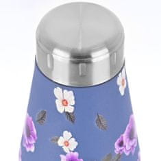 ESTIA HOME ART Izolirana putna boca Garden Blue, 500 ml