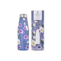 ESTIA HOME ART Izolirana putna boca Garden Blue, 500 ml