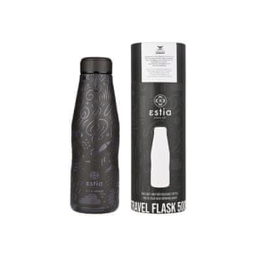 ESTIA HOME ART Noir Echo izolirana putna boca, 500 ml