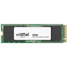 Crucial E100 SSD pogon, Gen4 NVMe, PCIe 4.0, M.2, 1 TB (CT1000E100SSD8)
