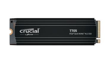 Crucial T705 SSD s hladnjakom, Gen4 NVMe, PCIe 4.0, M.2, 1 TB (CT1000T705SSD5)