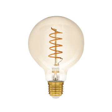 Ekolight Dekorativna LED žarulja E27 4W G125, topla bijela