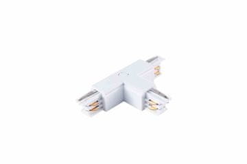 Priključak za lampu tračne rasvjete, bijeli, 3-kružni, tip: T UL