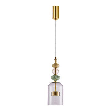 ARTE 12W LED viseća svjetiljka, promjer 13 cm, mesing