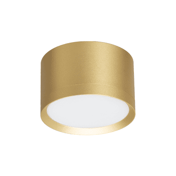 Moderni okrugli stropni reflektor zlatne boje Ø8,2 cm 1xGX53 15W CYKLOP Milagro