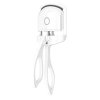 FRILLA® Grijaći uvijač za trepavice, USB punjivi električni uvijač, dugotrajan efekt bez oštećenja | GLAMCURLI, bijela