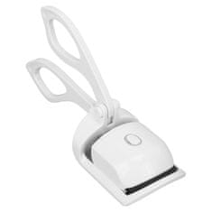 FRILLA® Grijaći uvijač za trepavice, USB punjivi električni uvijač, dugotrajan efekt bez oštećenja | GLAMCURLI, bijela