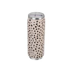 ESTIA HOME ART Putna boca s izljevom za piće Leopard Taupe, 500 ml