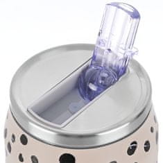 ESTIA HOME ART Putna boca s izljevom za piće Leopard Taupe, 500 ml