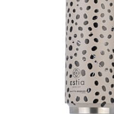 ESTIA HOME ART Putna boca s izljevom za piće Leopard Taupe, 500 ml