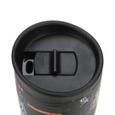 ESTIA HOME ART Tokyo Underground izolirana putna boca s grlićem za piće, 350 ml, crna