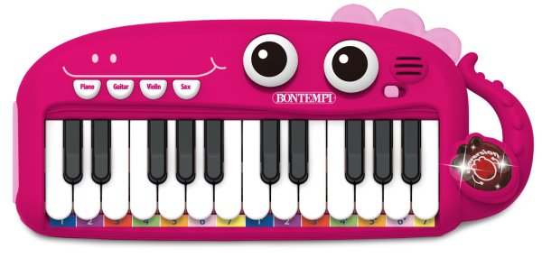  Bontempi elektronska klaviatura s 24 tipkami, roza 