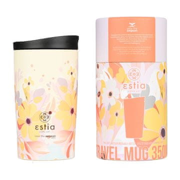 ESTIA HOME ART Spring Sonata termo boca za putovanja, 350 ml, žuta