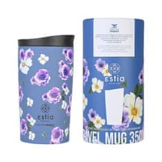 ESTIA HOME ART Garden Blue izolirana putna boca, 350 ml, plava