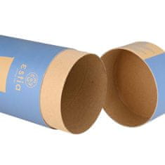 ESTIA HOME ART Denim Blue izolirana putna šalica, 500 ml, slamka, nehrđajući čelik, plava