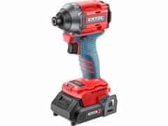 Extol Premium Akumulatorski udarni ključ 8891814 1/4" baterija SHARE20V, BEZ ČETKICA, 2Ah