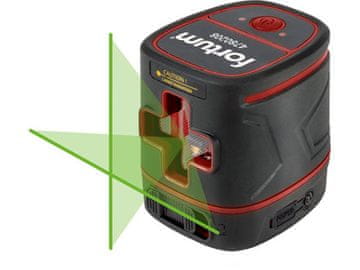 Fortum Linijski laser 4780208 zeleni križ za samoniveliranje
