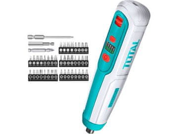 Total Aku odvijač TSDLI04062 mini, 4V, USB punjenje, s bit setom