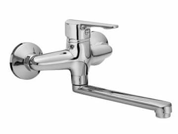 Sonata Slavina za umivaonik/sudoper 82008, 100 mm, ravna ruka 20 cm, 35 mm, SEDAL, krom