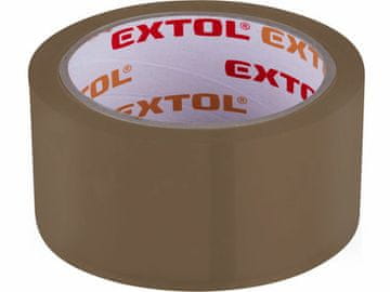 Extol Premium Ljepljiva traka 8856325 tiha, smeđa/Havana, 48 mm x 66 m debljine 0,050 mm, PP/akrilno ljepilo