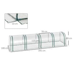 Aga Vrtni tunel 395x100x80 cm